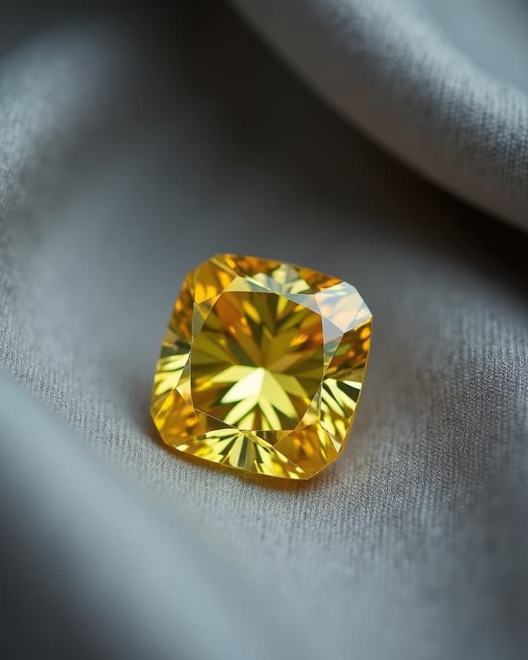 5.02 ct Fancy Yellow