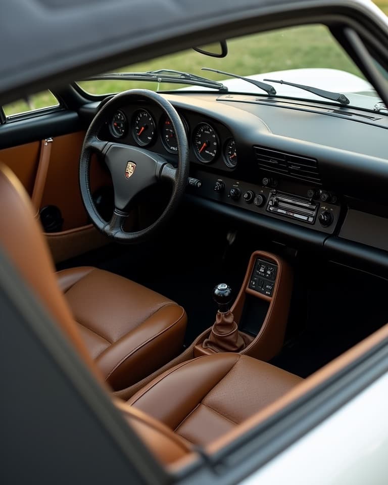 1989 Porsche 911 Speedster — interior