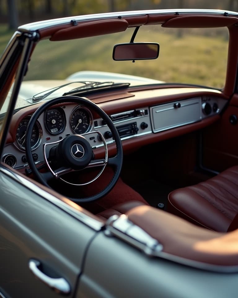 Mercedes 280 SL Pagoda — interior